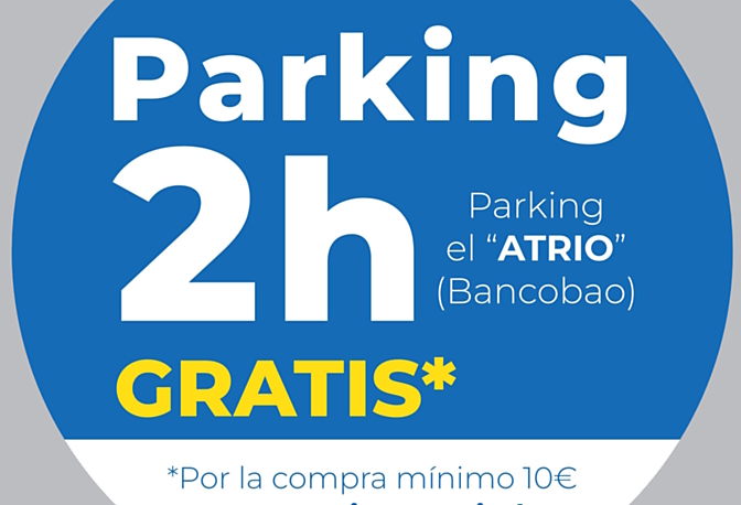 Promoción 2 horas gratis aparcamiento Bancobao